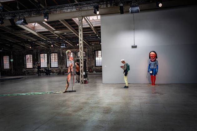 Berlin Reinickendorf; Wilhelm Hallen Wilhelmhallen an der Kopenhagener Straße, denkmalgeschütztes ehemaliges Industrieareal, neu entstehendes Zentrum der Kreativwirtschaft; Kunstfestival Hallen 07 Berlin Art Week 2026 - 07.09.2026 Berlin