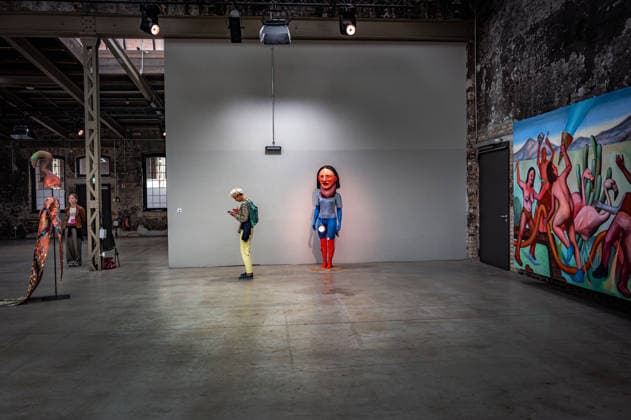 Berlin Reinickendorf; Wilhelm Hallen Wilhelmhallen an der Kopenhagener Straße, denkmalgeschütztes ehemaliges Industrieareal, neu entstehendes Zentrum der Kreativwirtschaft; Kunstfestival Hallen 07 Berlin Art Week 2026 - 07.09.2026 Berlin