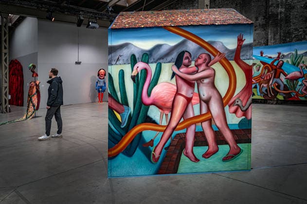 Berlin Reinickendorf; Wilhelm Hallen Wilhelmhallen an der Kopenhagener Straße, denkmalgeschütztes ehemaliges Industrieareal, neu entstehendes Zentrum der Kreativwirtschaft; Kunstfestival Hallen 07 Berlin Art Week 2026 - 07.09.2026 Berlin