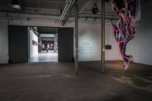 Berlin Reinickendorf; Wilhelm Hallen Wilhelmhallen an der Kopenhagener Straße, denkmalgeschütztes ehemaliges Industrieareal, neu entstehendes Zentrum der Kreativwirtschaft; Kunstfestival Hallen 07 Berlin Art Week 2026 - 07.09.2026 Berlin