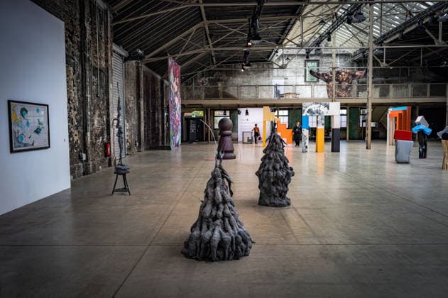 Berlin Reinickendorf; Wilhelm Hallen Wilhelmhallen an der Kopenhagener Straße, denkmalgeschütztes ehemaliges Industrieareal, neu entstehendes Zentrum der Kreativwirtschaft; Kunstfestival Hallen 07 Berlin Art Week 2026 - 07.09.2026 Berlin