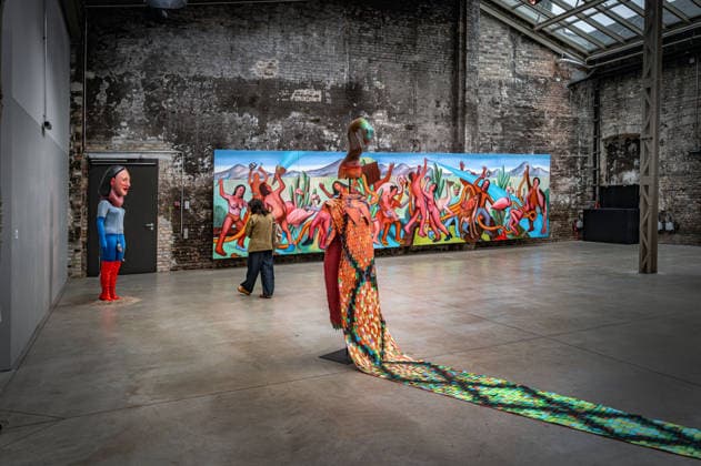 Berlin Reinickendorf; Wilhelm Hallen Wilhelmhallen an der Kopenhagener Straße, denkmalgeschütztes ehemaliges Industrieareal, neu entstehendes Zentrum der Kreativwirtschaft; Kunstfestival Hallen 07 Berlin Art Week 2026 - 07.09.2026 Berlin