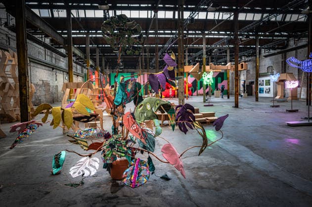 Berlin Reinickendorf; Wilhelm Hallen Wilhelmhallen an der Kopenhagener Straße, denkmalgeschütztes ehemaliges Industrieareal, neu entstehendes Zentrum der Kreativwirtschaft; Kunstfestival Hallen 07 Berlin Art Week 2026 - 07.09.2026 Berlin