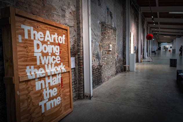 Berlin Reinickendorf; Wilhelm Hallen Wilhelmhallen an der Kopenhagener Straße, denkmalgeschütztes ehemaliges Industrieareal, neu entstehendes Zentrum der Kreativwirtschaft; Kunstfestival Hallen 07 Berlin Art Week 2026 - 07.09.2026 Berlin