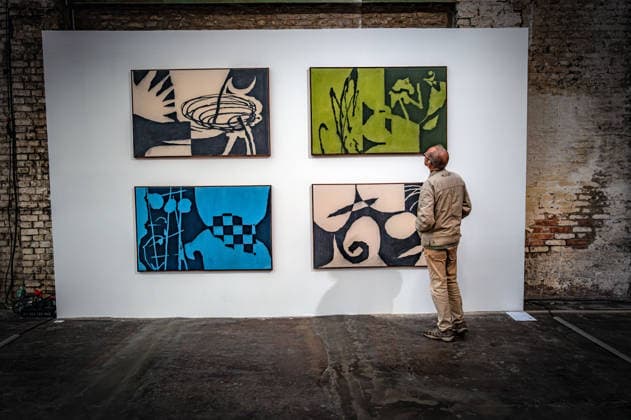 Berlin Reinickendorf; Wilhelm Hallen Wilhelmhallen an der Kopenhagener Straße, denkmalgeschütztes ehemaliges Industrieareal, neu entstehendes Zentrum der Kreativwirtschaft; Kunstfestival Hallen 07 Berlin Art Week 2026 - 07.09.2026 Berlin
