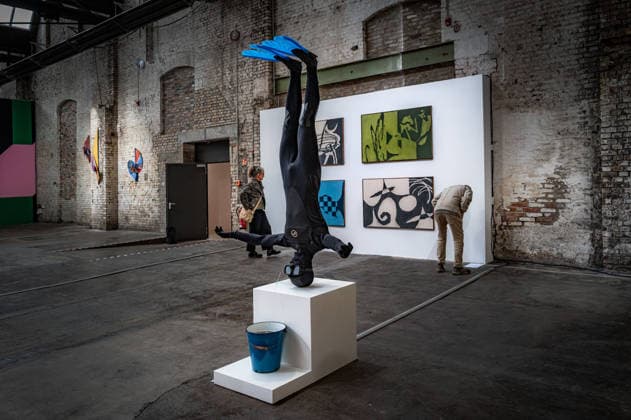 Berlin Reinickendorf; Wilhelm Hallen Wilhelmhallen an der Kopenhagener Straße, denkmalgeschütztes ehemaliges Industrieareal, neu entstehendes Zentrum der Kreativwirtschaft; Kunstfestival Hallen 07 Berlin Art Week 2026 - 07.09.2026 Berlin