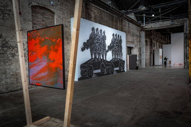Berlin Reinickendorf; Wilhelm Hallen Wilhelmhallen an der Kopenhagener Straße, denkmalgeschütztes ehemaliges Industrieareal, neu entstehendes Zentrum der Kreativwirtschaft; Kunstfestival Hallen 07 Berlin Art Week 2026 - 07.09.2026 Berlin
