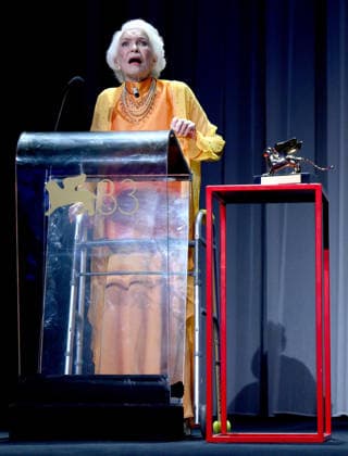 September 7, 2026, Venice, ITALY: US actor Ellen Burstyn speaks after receiving the Golden Lion for Lifetime Achievement during the Venice International Film Festival, in Venice, Italy, 07 September 2026. The 83rd edition of the Venice Film Festival runs from 02 to 12 September 2026. ANSA ETTORE FERRARI. Venice ITALY  - ZUMAa110 20260907_zaf_a110_026 Copyright: xAnsa EttorexFerrarix