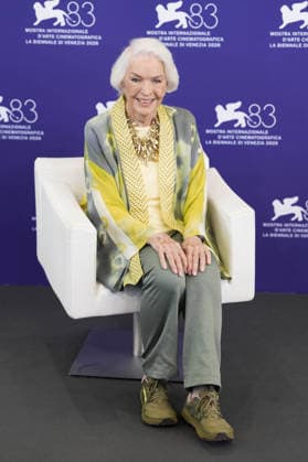 Foto IPP Daniele Cifala’ Venezia 07 09 2026 Ellen Burstyn Golden Lion For Lifetime Achievement 2026 Photocall - The 83rd Venice International Film Festival nella foto : Ellen Burstyn attends the Golden Lion For Lifetime Achievement 2026 Photocall during the 83rd Venice International Film Festival at Palazzo del Casino on September 07, 2026 in Venice, Italy. Italy Photo Press - World Copyright Ellen Burstyn Golden Lion For Li