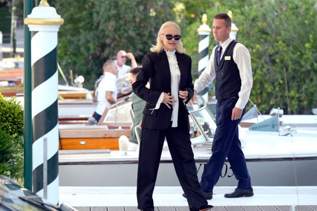 Pamela Anderson bei der Ankunft am Pier des Hotels Excelsior auf der Biennale di Venezia 2026 83. Internationale Filmfestspiele von Venedig. Venedig, 07.09.2026