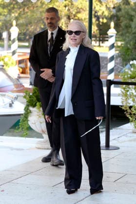 Pamela Anderson bei der Ankunft am Pier des Hotels Excelsior auf der Biennale di Venezia 2026 83. Internationale Filmfestspiele von Venedig. Venedig, 07.09.2026