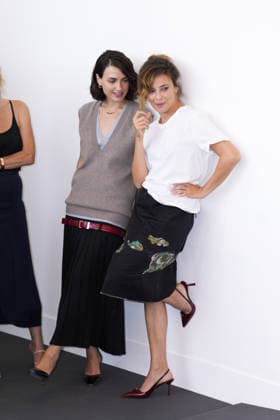 Foto IPP Daniele Cifala’ Venezia 02 09 2026 L Estranea Photocall - The 83rd Venice International Film Festival nella foto : Romana Maggiora Vergano and Jasmine Trinca Italy Photo Press - World Copyright L Estranea Photocall - The 83r