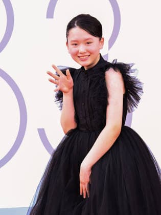 IPA88243078 - Venice, 83rd Venice International Film Festival 2026 - Night 6 - Red Carpet for the film LOOK BACK - Pictured: Furi Nanase  Copyright: xAlbertoxTerenghix xPoolxPhotoxEventsx08x IPA88243078