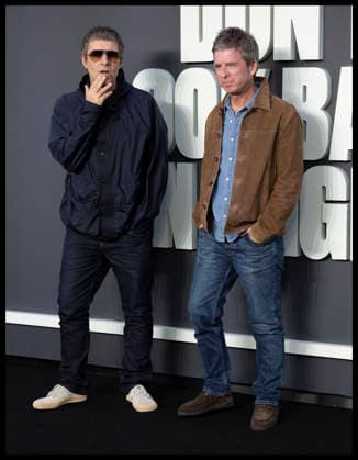 . 07 09 2026. London, United Kingdom. Liam and Noel Gallagher arriving at the Oasis: Don t Look Back in Anger premiere in London.  xStephenxLockx xi-Imagesx IIM-26988-0019