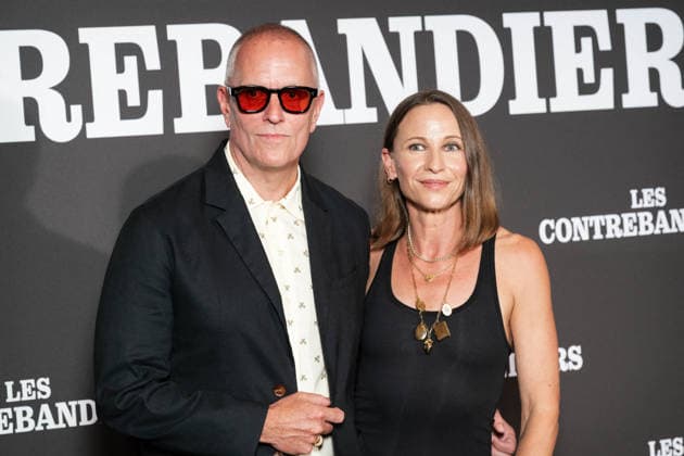 Les Contrebandiers Premiere – Paris AJ US director Padraic McKinley and his wife attends ‘Les Contrebandiers’ (The Weight) photocall film premiere at the Pathe Palace Cinema on September 7, 2026 in Paris, France. Photo by Alexis Jumeau ABACAPRESS.COM Paris France  Copyright: xJumeauxAlexis ABACAx