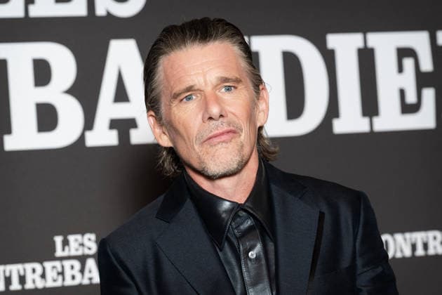 Les Contrebandiers Premiere – Paris AJ US actor Ethan Hawke attends ‘Les Contrebandiers’ (The Weight) photocall film premiere at the Pathe Palace Cinema on September 7, 2026 in Paris, France. Photo by Alexis Jumeau ABACAPRESS.COM Paris France  Copyright: xJumeauxAlexis ABACAx