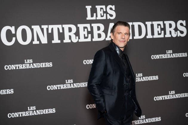 Les Contrebandiers Premiere – Paris AJ US actor Ethan Hawke attends ‘Les Contrebandiers’ (The Weight) photocall film premiere at the Pathe Palace Cinema on September 7, 2026 in Paris, France. Photo by Alexis Jumeau ABACAPRESS.COM Paris France  Copyright: xJumeauxAlexis ABACAx
