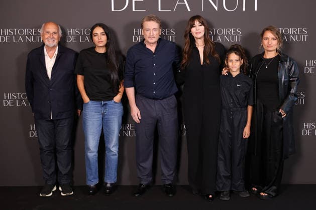 Histoires De La Nuit Photocall - Paris Jean-Louis Livi, Hafsia Herzi, Benoît Magimel, Monica Bellucci,Tawba El Gharchi and Léa Mysius attends the Histoires De La Nuit Photocall on September 08, 2026 in Paris, France. Photo by Jerome Domine ABACAPRESS.COM Paris France  Copyright: xDominexJerome ABACAx