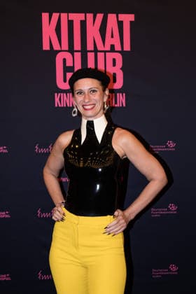 Schauspielerin Sexy beim Fotocall für die Premiere vom Film Kitkat Club - Kinks of Berlin im Kino International in Berlin am 7. Semptember 2026. Premiere vom Film Kitkat Club - Kinks of Berlin im Kino International in Berlin