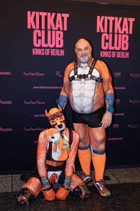 Oli und Foxy bei Fotocall für die Premiere vom Film Kitkat Club - Kinks of Berlin im Kino International in Berlin am 7. Semptember 2026. Premiere vom Film Kitkat Club - Kinks of Berlin im Kino International in Berlin