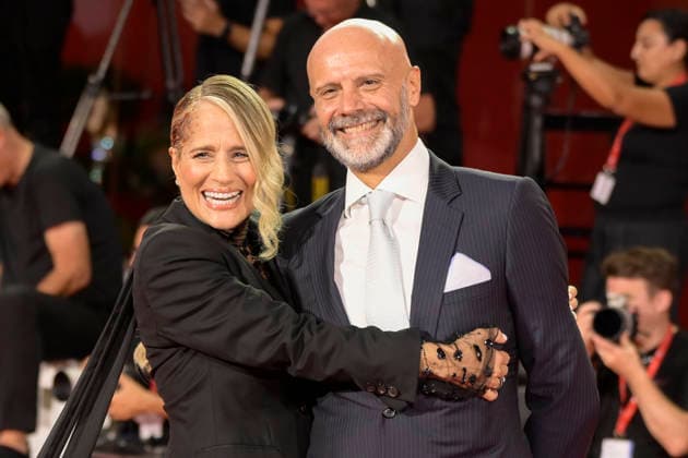 Delegazione Diva e Donna red carpet in Venice Lido - 07 Sep 2026 Heather Parisi (l) and Umberto Maria Anzolin (r) attend the red carpet of Delegazione during the 83rd Venice Film Festival at Palazzo del Cinema. Venice Lido Italy Copyright: xMarioxCartellix xSOPAxImagesx _DSC1139