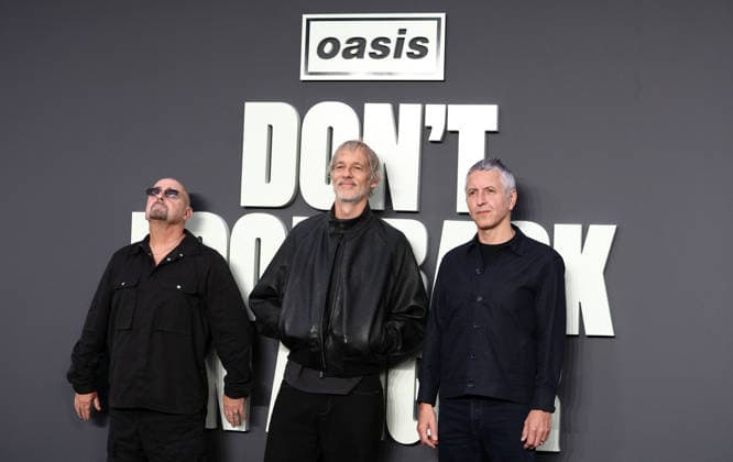 September 7, 2026, London, United Kingdom: Paul Arthurs, Andy Bell and Gem Archer attend the Oasis: Don t Look Back In Anger UK Premiere at Cineworld Leicester Square. London United Kingdom - ZUMAs197 20260907_aaa_s197_184 Copyright: xFredxDuvalx