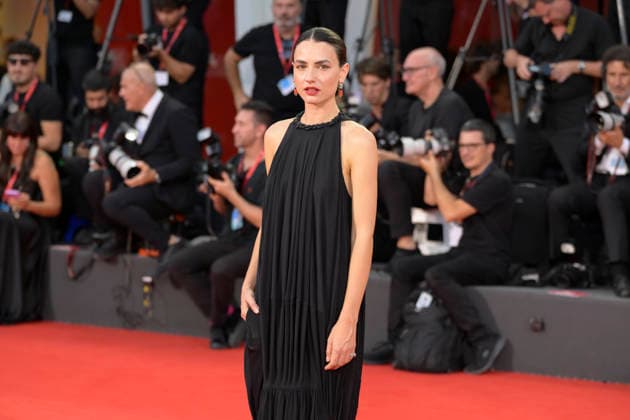 L estranea red carpet in Venice Lido - 07 Sep 2026 Romana Maggiora Vergaro attends the red carpet of movie L estranea during the 83rd Venice Film Festival at Palazzo del Cinema. Venice Lido Italy Copyright: xMarioxCartellix xSOPAxImagesx _DSC0861