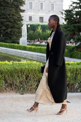 September 7, 2026, Madrid, Spain: A model parades with MadModa design during OMODA and Fashion Week Madrid in Madrid Jardines de Sabatini in Madrid. 7 of September of 2026 Spain Madrid Spain - ZUMAs197 20260907_aaa_s197_402 Copyright: xAtilanoxGarciax