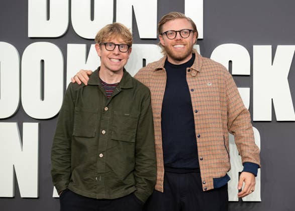 Josh Widdicombe and Rob Beckett attends Oasis: Don t Look Back in Anger UK Premiere at Cineworld Leicester Square in London, England. UK. Monday 7th September 2026. Copyright: xJamesxWarrenx DUKXRR~5