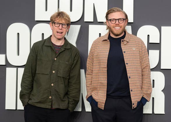 Josh Widdicombe and Rob Beckett attends Oasis: Don t Look Back in Anger UK Premiere at Cineworld Leicester Square in London, England. UK. Monday 7th September 2026. Copyright: xJamesxWarrenx DUKXRR~J