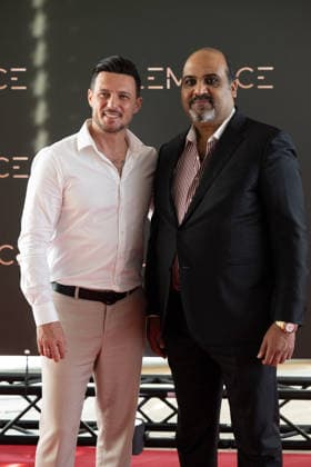 20260906 Elemence product launch KÖLN, GERMANY - SEPTEMBER 6 2026 : Nader Deljoo, Jay Dhaliwal at - Elemence product launch on September 6, 2026 in Köln, . Köln Nordrhein-Westfalen Germany