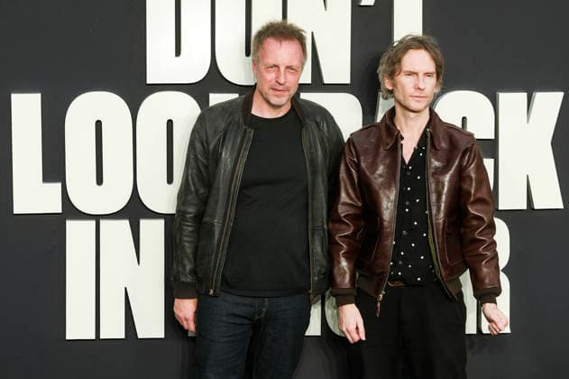 Christian Madden und Mike Moore von Oasis bei der Premiere des Dokumentarfilms Oasis: Don t Look Back in Anger im Cineworld Leicester Square. London, 07.09.2026