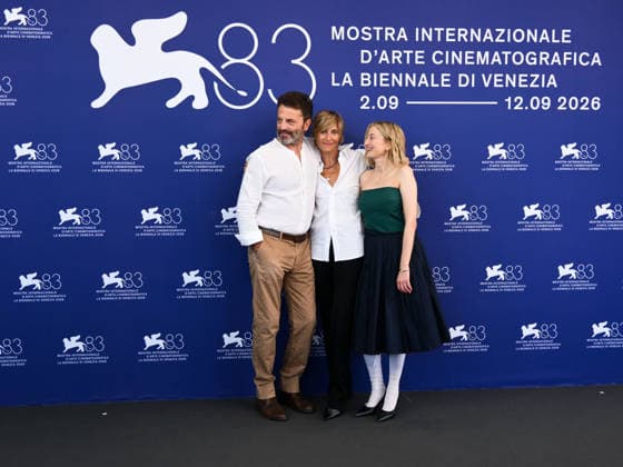IPA88265498 - Venice, 83rd Venice International Film Festival 2026 - Day 7. Photocall for the film Una Storia. Pictured: Guido Caprino, Anna Foglietta, Alba Rohrwacher  Copyright: xAlbertoxTerenghix xPoolxPhotoxEventsx08x IPA88265498