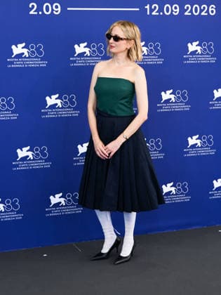 IPA88265300 - Venice, 83rd Venice International Film Festival 2026 - Day 7. Photocall for the film Una Storia. Pictured: Alba Rohrwacher  Copyright: xAlbertoxTerenghix xPoolxPhotoxEventsx08x IPA88265300