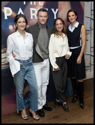 . 08 09 2026. London, United Kingdom. Sarah Solemani, Luke Evans , Lydia Leonard and Elizabeth Day, at a photo call in London for the ITV drama series The Party.  xStephenxLockx xi-Imagesx IIM-26991-0013