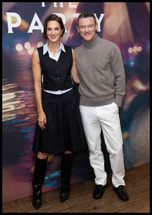 . 08 09 2026. London, United Kingdom. Luke Evans and Elizabeth Day at a photo call in London for the ITV drama series The Party.  xStephenxLockx xi-Imagesx IIM-26991-0014
