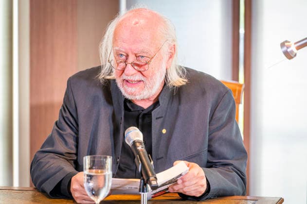 Laszlo Krasznahorkai EUR, Deutschland, Berlin, 08.09.2026: Verleihung des Großen Verdienstkreuzes mit Stern des Verdienstordens der Bundesrepublik Deutschland an den Nobelpreisträger für Literatur Laszlo Krasznahorkai durch BPr Steinmeier.
