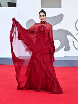 IPA88277079 - Venice, 83rd Venice International Film Festival 2026 - Night 7. Red carpet for the film Bunker.? Pictured: Rocio Munoz Morales  Copyright: xSimonexComix xPoolxPhotoxEventsx08x IPA88277079
