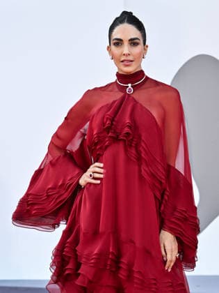 IPA88277102 - Venice, 83rd Venice International Film Festival 2026 - Night 7. Red carpet for the film Bunker. Pictured: Rocio Munoz Morales  Copyright: xSimonexComix xPoolxPhotoxEventsx08x IPA88277102