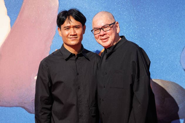 83rd Venice International Film Festival in Venice, Italy - 08 Sep 2026. Taiwanese director Tsai Ming-liang attends the red carpet of the film Weichen (Dust) at the 83rd Venice International Film Festival at the Sala Giardino. Venice Italy Copyright: xMarcoxBaradax xSOPAxImagesx 20260907_RED CARPET DUST-5