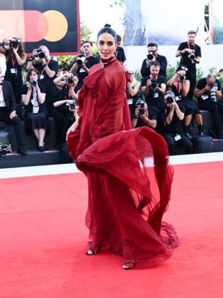 IPA88277384 - Venice, 83rd Venice International Film Festival 2026 - Night 7. Red carpet for the film Bunker. Pictured: Rocio Munoz Morales  Copyright: xAlbertoxTerenghi PoolxPhotoxEvenx xPoolxPhotoxEventsx08x IPA88277384
