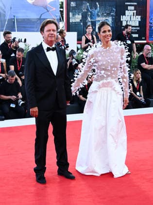 IPA88278628 - Venice, 83rd Venice International Film Festival 2026 - Night 7. Red carpet for the film Bunker. Pictured: SARA CAVAZZA, MATHIAS FACCHINI  Copyright: xAlbertoxTerenghi PoolxPhotoxEvenx xPoolxPhotoxEventsx08x IPA88278628