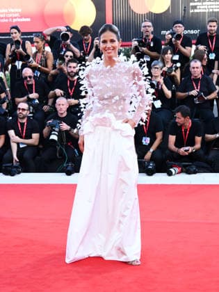 IPA88278664 - Venice, 83rd Venice International Film Festival 2026 - Night 7. Red carpet for the film Bunker. Pictured: SARA CAVAZZA  Copyright: xAlbertoxTerenghi PoolxPhotoxEvenx xPoolxPhotoxEventsx08x IPA88278664