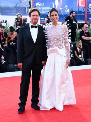 IPA88278632 - Venice, 83rd Venice International Film Festival 2026 - Night 7. Red carpet for the film Bunker. Pictured: SARA CAVAZZA, MATHIAS FACCHINI  Copyright: xAlbertoxTerenghi PoolxPhotoxEvenx xPoolxPhotoxEventsx08x IPA88278632