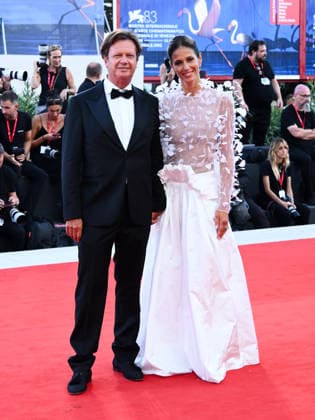 IPA88278633 - Venice, 83rd Venice International Film Festival 2026 - Night 7. Red carpet for the film Bunker. Pictured: SARA CAVAZZA, MATHIAS FACCHINI  Copyright: xAlbertoxTerenghi PoolxPhotoxEvenx xPoolxPhotoxEventsx08x IPA88278633