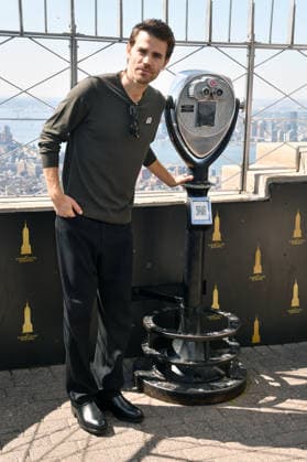 NEW YORK, NY - SEPTEMBER 8: Paul Wesley pictured as the cast of Star Trek light the Empire State Building in celebration of the 60th Anniversary of Star Trek on September 8, 2026 in New York City. Copyright: xmpi099 MediaPunchx