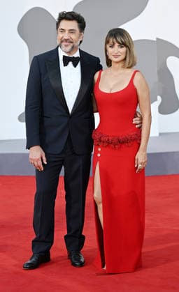 Spanish actress Penelope Cruz and actor Javier Bardem attend the premiere of Bunker at the 83rd Venice Film Festival in Venice, Italy on Tuesday, September 8, 2026.  VEN20260908167 RUNExHELLESTAD