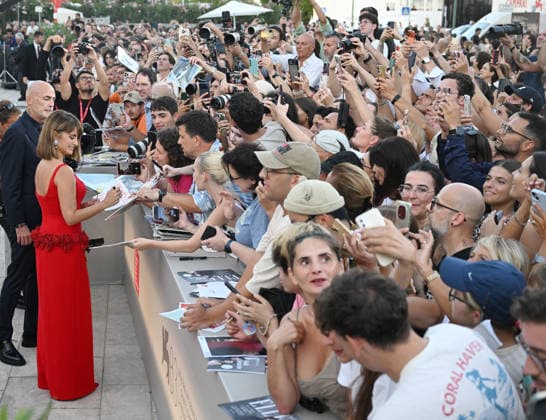Spanish actress Penelope Cruz attends the premiere of Bunker at the 83rd Venice Film Festival in Venice, Italy on Tuesday, September 8, 2026.  VEN20260908177 RUNExHELLESTAD