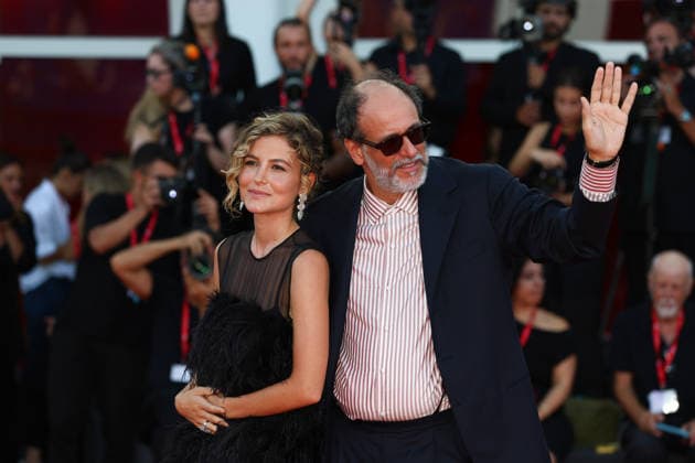 September 8, 2026, Venice Lido, Veneto, Italy: American actress NOEMI BRANDO and director LUCA GUADAGNINO during the red carpet arrivals ahead of the Premiere screening of the movie Bunker at the 83rd Venice Film Festival at Sala Grande in Venice Lido, Italy. Venice Lido Italy  - ZUMAc179 20260908_zep_c179_273 Copyright: xMickaelxChavetx