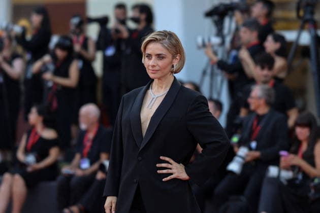 Venice 2026 Bunker Screening NB Greta Scarano attending the Bunker Red carpet as part of the 83th Venice International Film Festival at the Lido in Venice, Italy on September 08, 2026. Photo by Nasser Berzane ABACAPRESS.COM Venice Italy  Copyright: xBerzanexNasser ABACAx